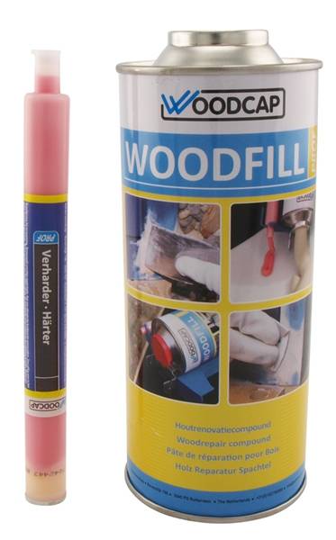 WOODCAP Vulmiddel Woodfill Houtr. Wit M/ Verh. Pot 1.2Kg-0