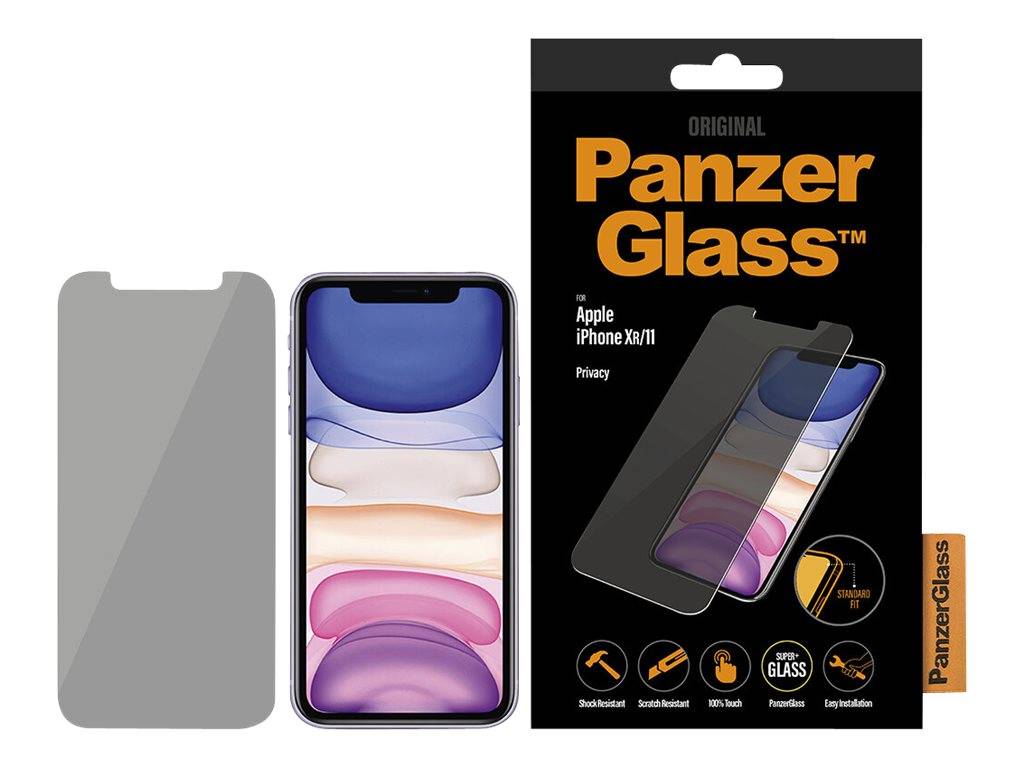 PanzerGlass P2662. Merkcompatibiliteit: Apple, Compatibiliteit: Apple - iPhone XR, Apple - iPhone 11. Droge toepassing.-1