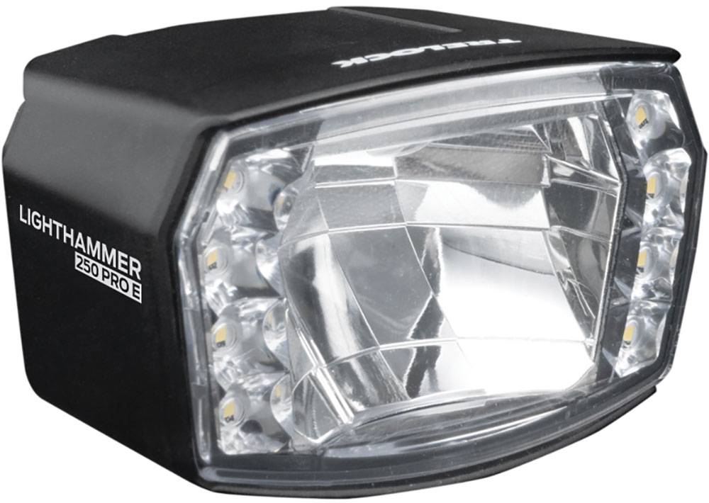 Koplamp Trelock LS 990 Lighthammer Pro voor E-bike incl. FP adapter - zwart-0