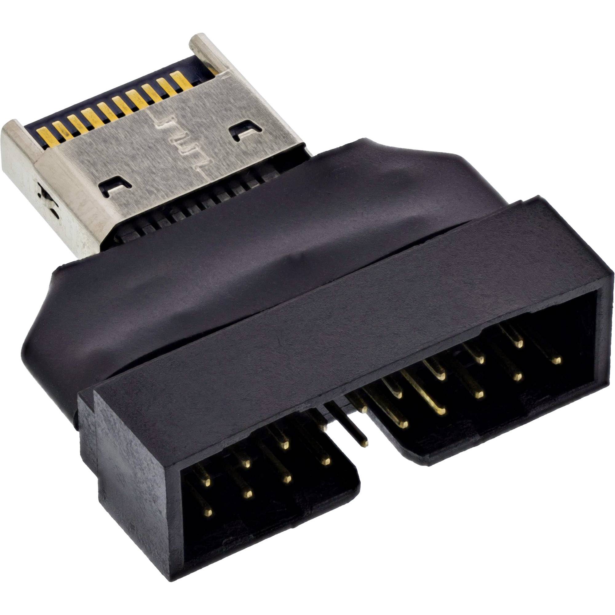 InLine® USB 3.2 Type-E Key-A naar USB 3.0 interne moederbordadapter-2