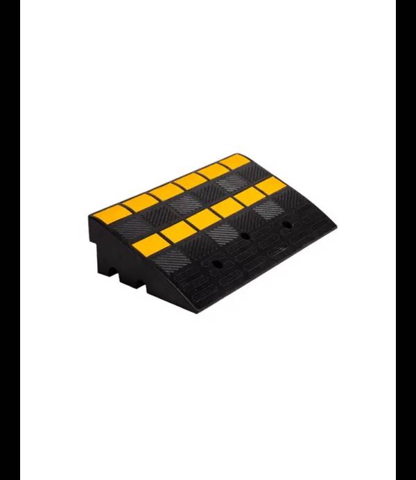 Oprijdrempel rubber hoogte 20 cm