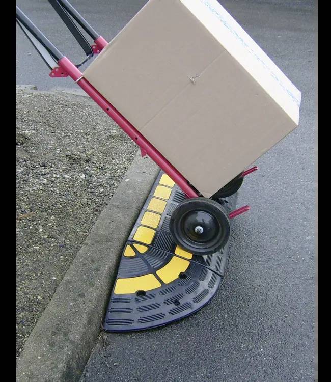 Oprijdrempel rubber hoogte 20 cm-2