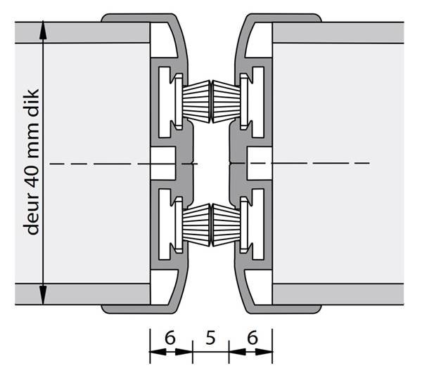 ALPROKON Deurnaaldprof. Uitv.3110  Lgt 2400Mm Pendel