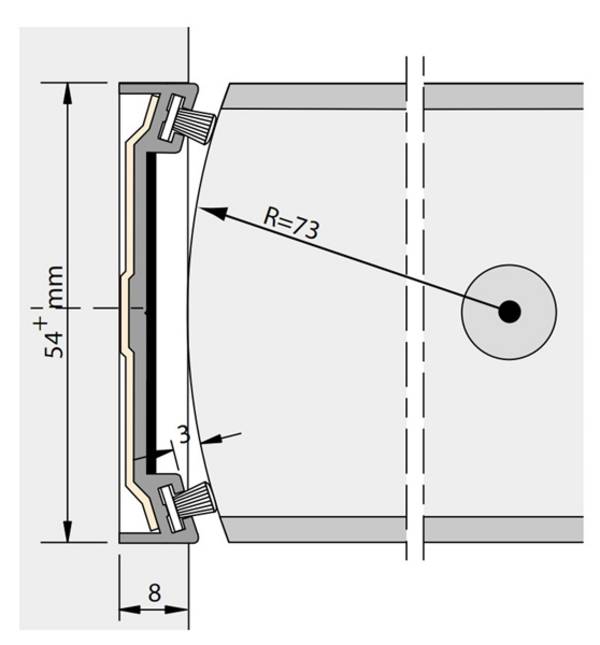 ALPROKON Brandvertr. Stijlprofiel  Uitv.402 (Was 202)  2400Mm