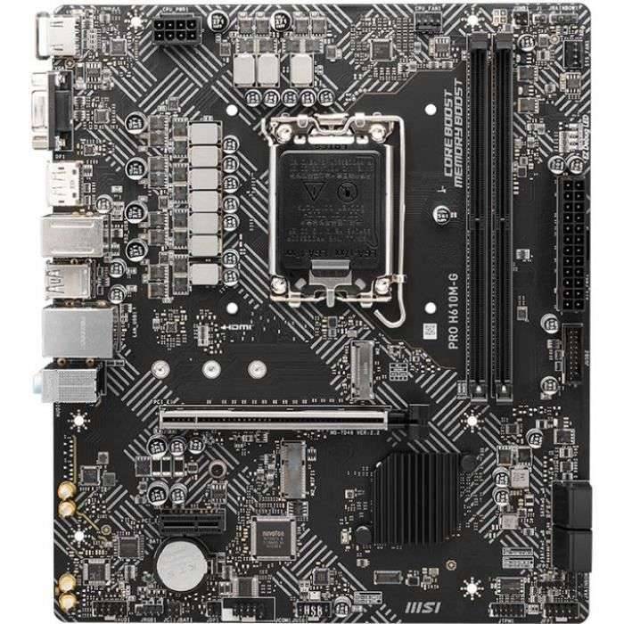 Moederbord - MSI - PRO H610M-G Intel H610 LGA 1700 micro ATX-1