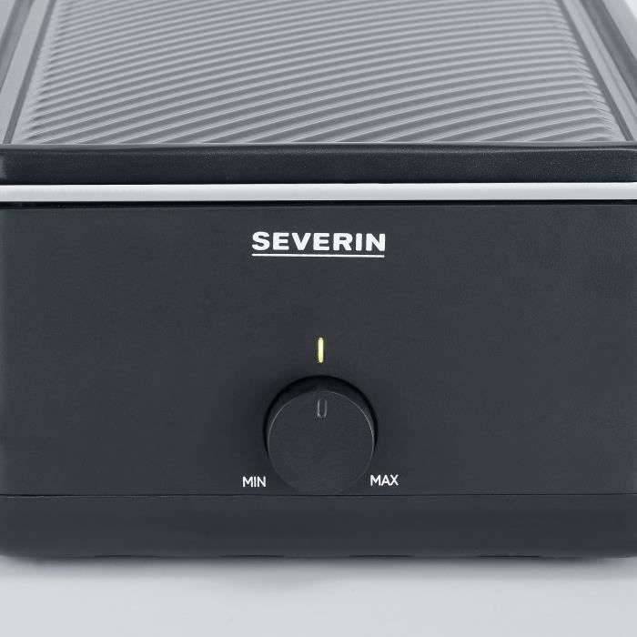Raclettegrill - SEVERIN - RG2365 - 8 personen - Keramische kookplaat 48 x 24 cm - Raclettegrill 1300 W - Zwart-2