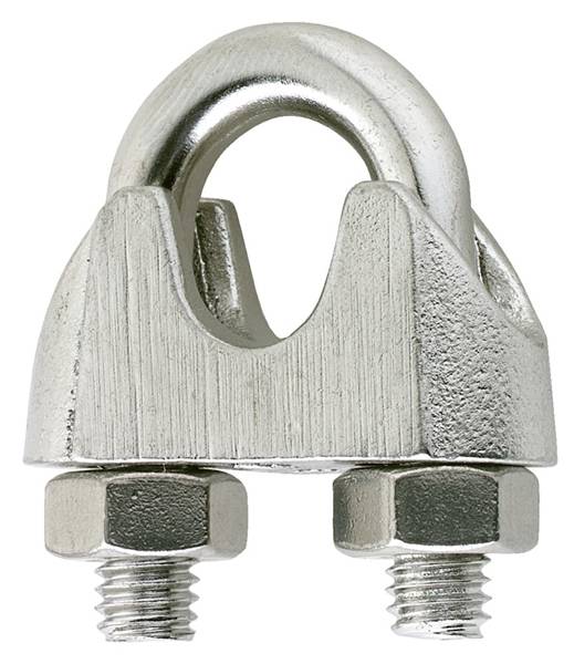 DULIMEX Staaldraadklem Rvs V/ 4Mm Staaldraad-0
