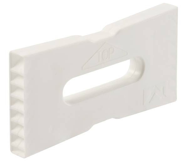 Stootvoegrooster  Wit  10X50x100mm  Ubbink Nr.291173