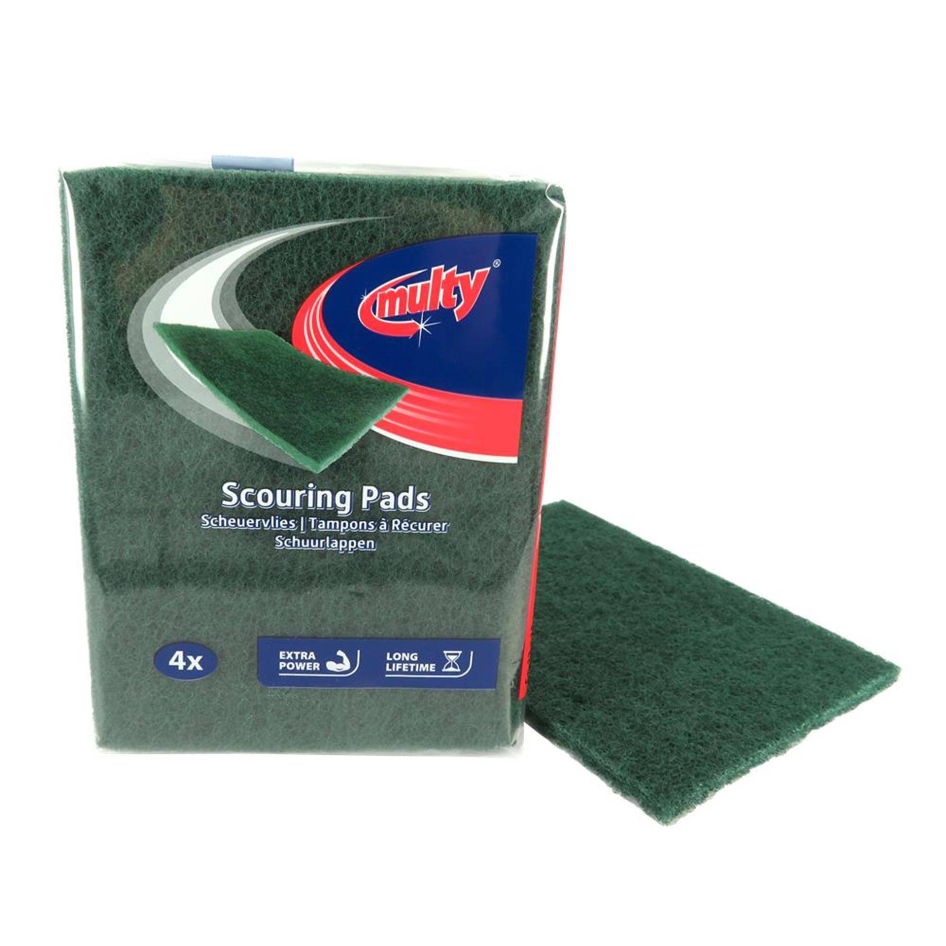 Multy schuurlappen 14,5x11,5cm 4-pack 87106480200408710648020040-0