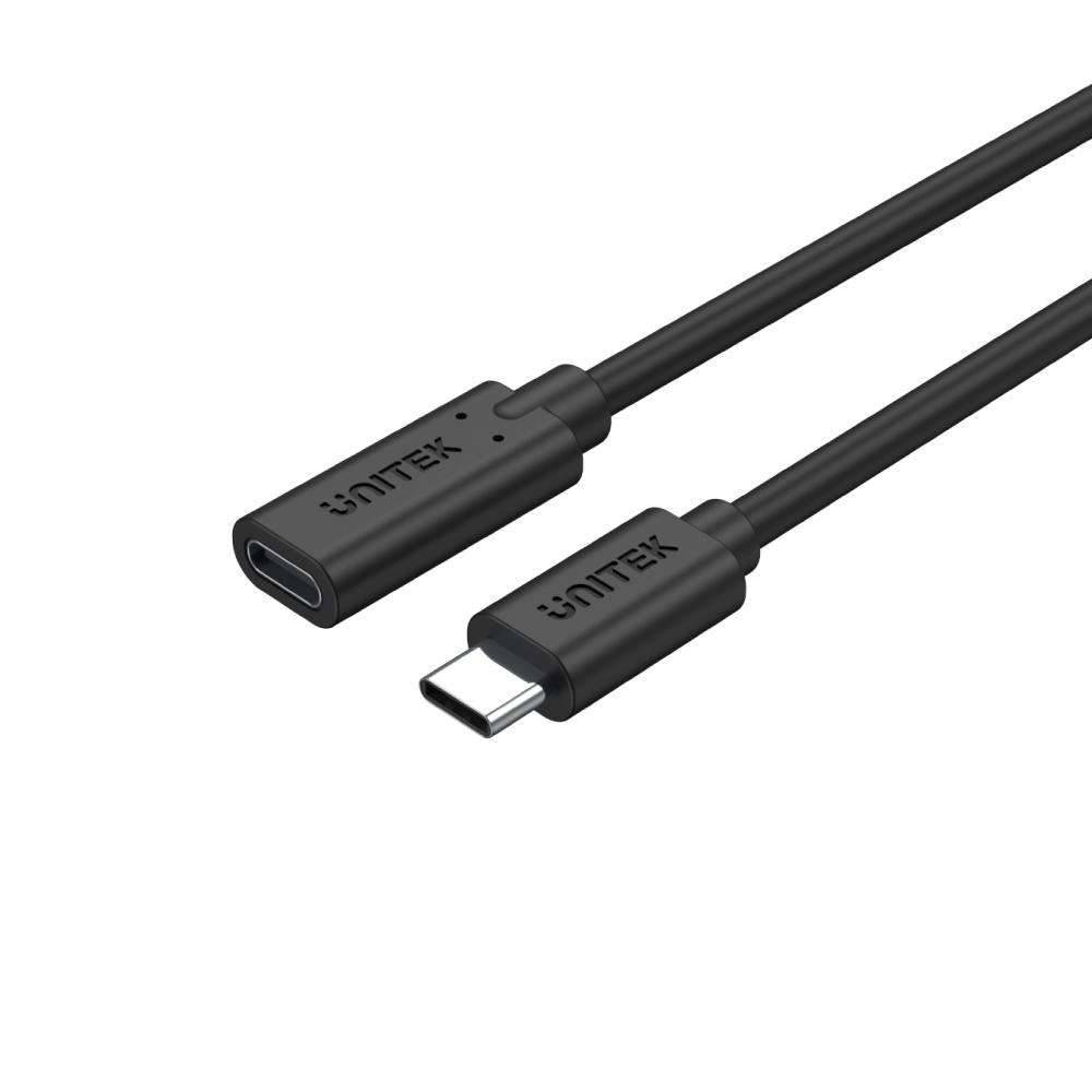 UTK UNITEK C14086BK USB-kabel USB 3.2 Gen 2 (3.1 Gen 2) 0,5 m USB C Zwart-0