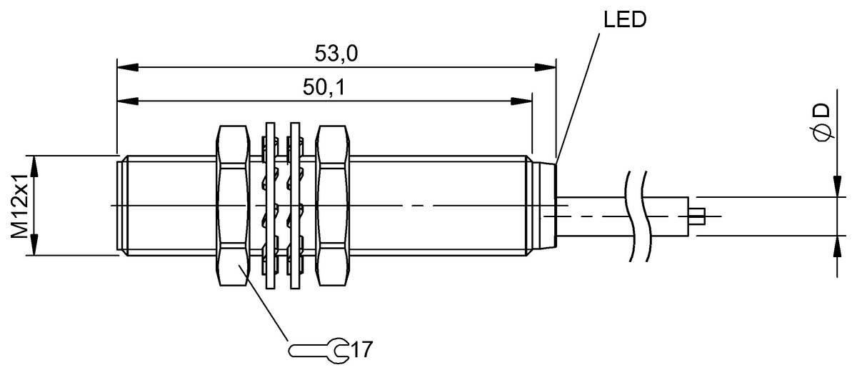 Balluff Induktiver Sensor BES M12EI-PO#BES049F-1