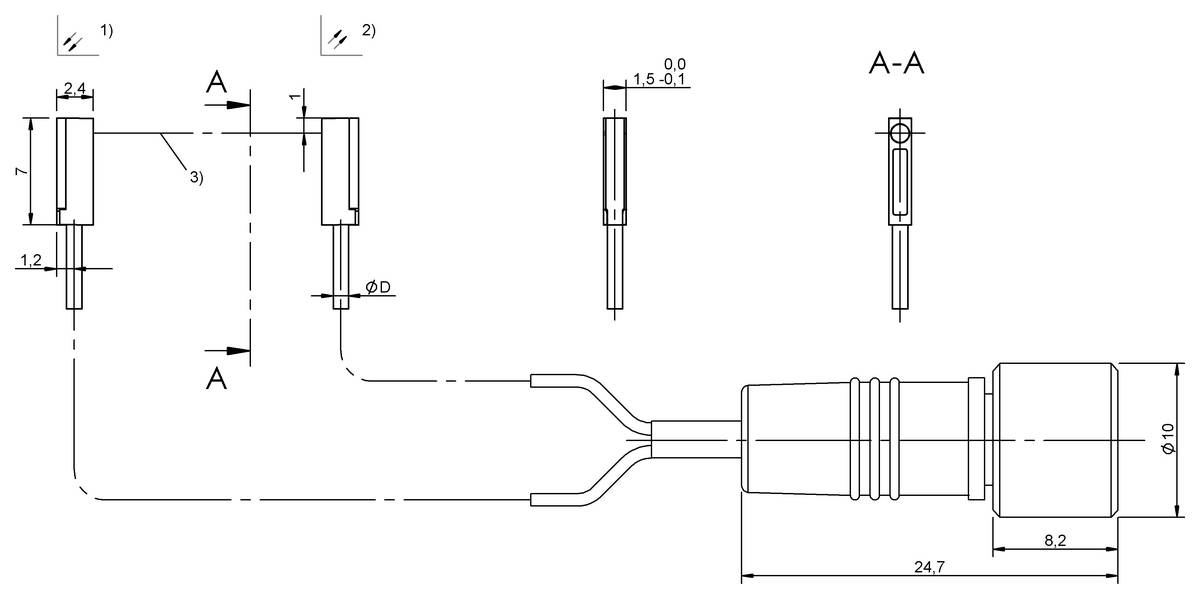 Balluff Optischer Sensorkopf BOH TI-R002-#BOH00EZ-1