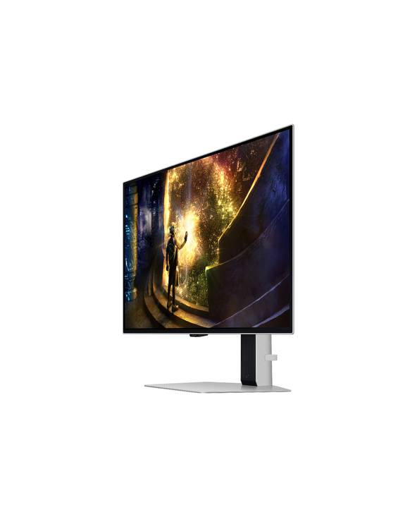 Samsung Odyssey OLED G6 S27DG612SU 27" Class WQHD OLED-monitor voor gaming - 16:9 - Zilver - 68,6 cm (27") Viewable - OL-3