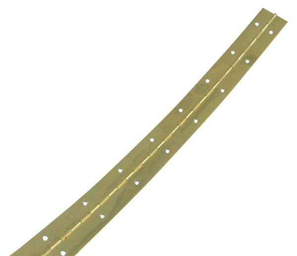 Pianoscharnier Verk. M/Ijzeren Pen 25 Mm Lt=3.5Mtr-0