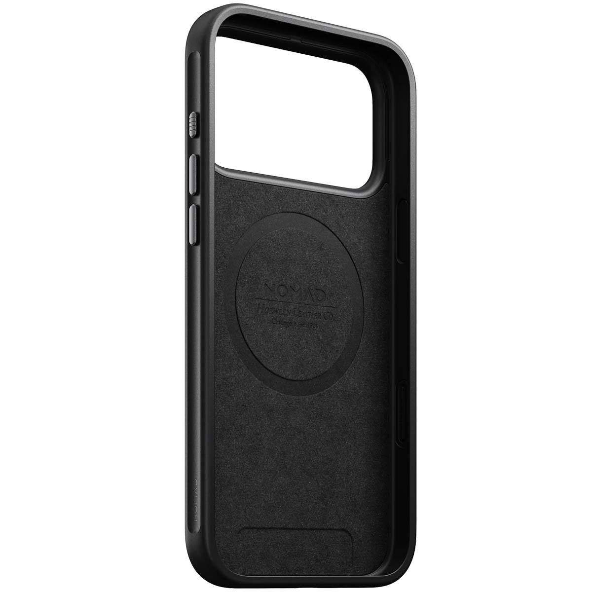 Nomad Modern leren hoesje voor iPhone 17 Pro Max, rustiek bruin Horween-3