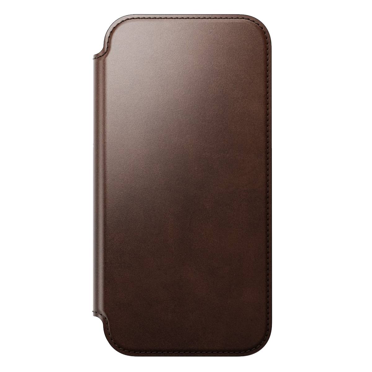 Nomad Modern Leather Folio iPhone 17 Pro Max Rustic Brown H-3