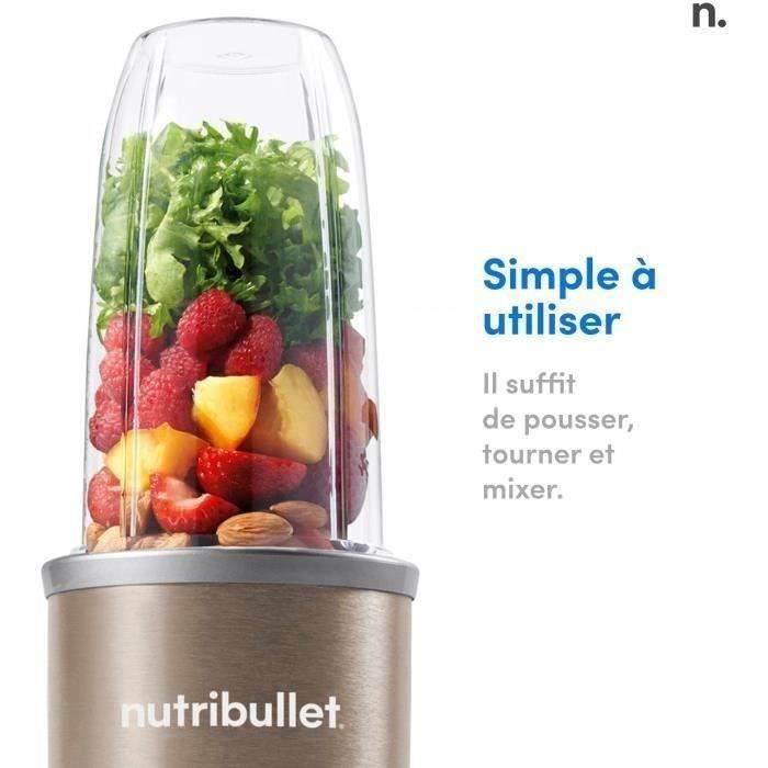 Nutribullet Smoothie Maker, kunststof mengcontainer, 0,925 L capaciteit, 900 watt vermogen, Fun-2