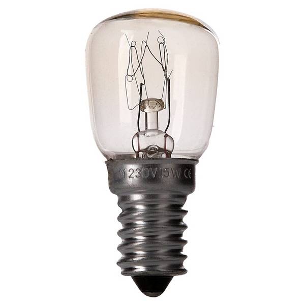 Spectrum Koelkastlamp/Ovenlamp E14 - 15W 2200K 75lm 230V - Koelkastlampje en Ovenlampje - 300 graden