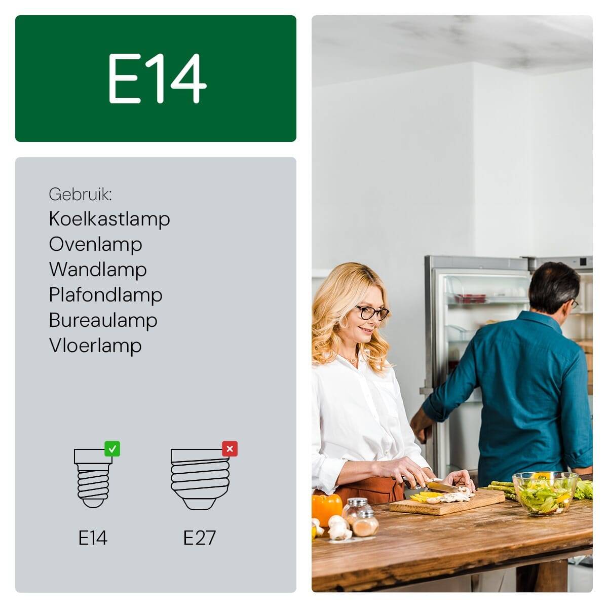 Spectrum Koelkastlamp/Ovenlamp E14 - 15W 2200K 75lm 230V - Koelkastlampje en Ovenlampje - 300 graden-3