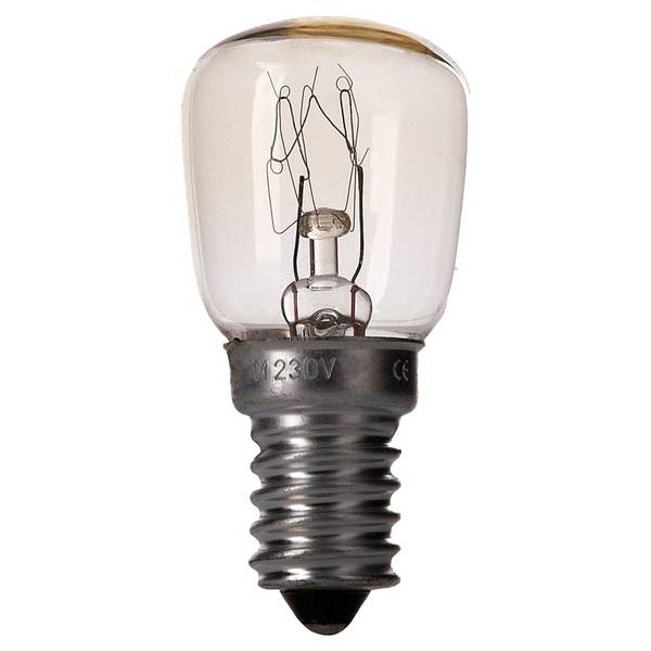 Spectrum Koelkastlamp/Ovenlamp E14 - 25W 2200K 100lm 230V - Koelkastlampje en Ovenlampje - 300 graden