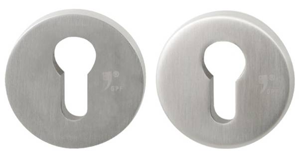 GPF Bouwbeslag Veiligh. Rozet Gpf 9820 Rond 53Mm Pc Rvs