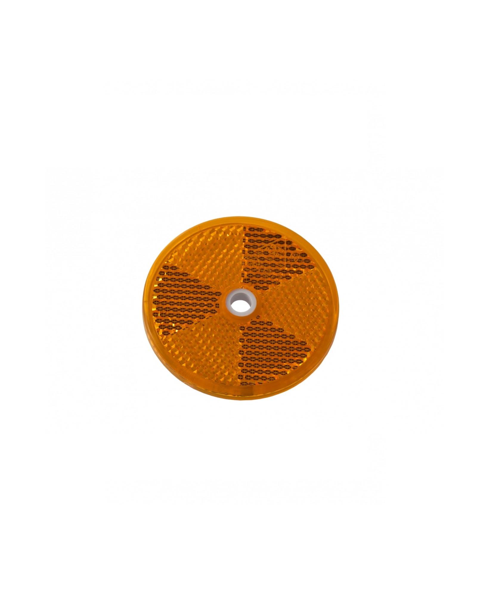 Reflector rond Ø 60 mm - oranje (AMBER)-0