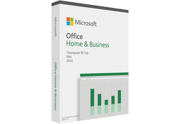 Microsoft® Office Home and Business 2024 Poolse Eurozone 1-licentie, zonder media, Pools