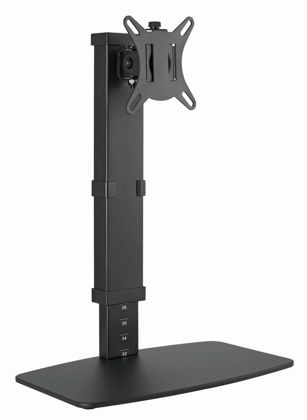 GEMBIRD MS-D1ST-02 Staander; 8kg; 17÷32"; zwart; Standaard: 75x75mm,100x100mm - 1 stuk