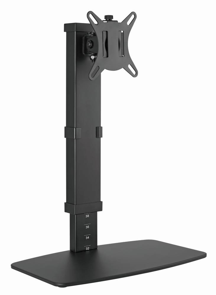 GEMBIRD MS-D1ST-02 Staander; 8kg; 17÷32"; zwart; Standaard: 75x75mm,100x100mm - 1 stuk-0