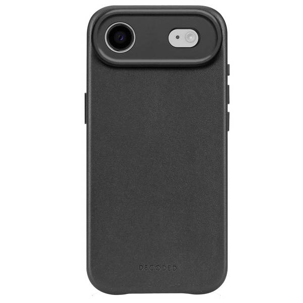 Decoded leren achterkant voor iPhone 17 Navy Shadow