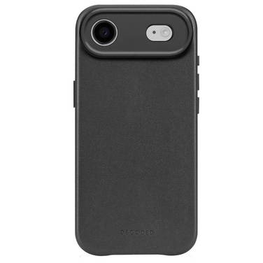 Decoded leren achterkant voor iPhone 17 Navy Shadow