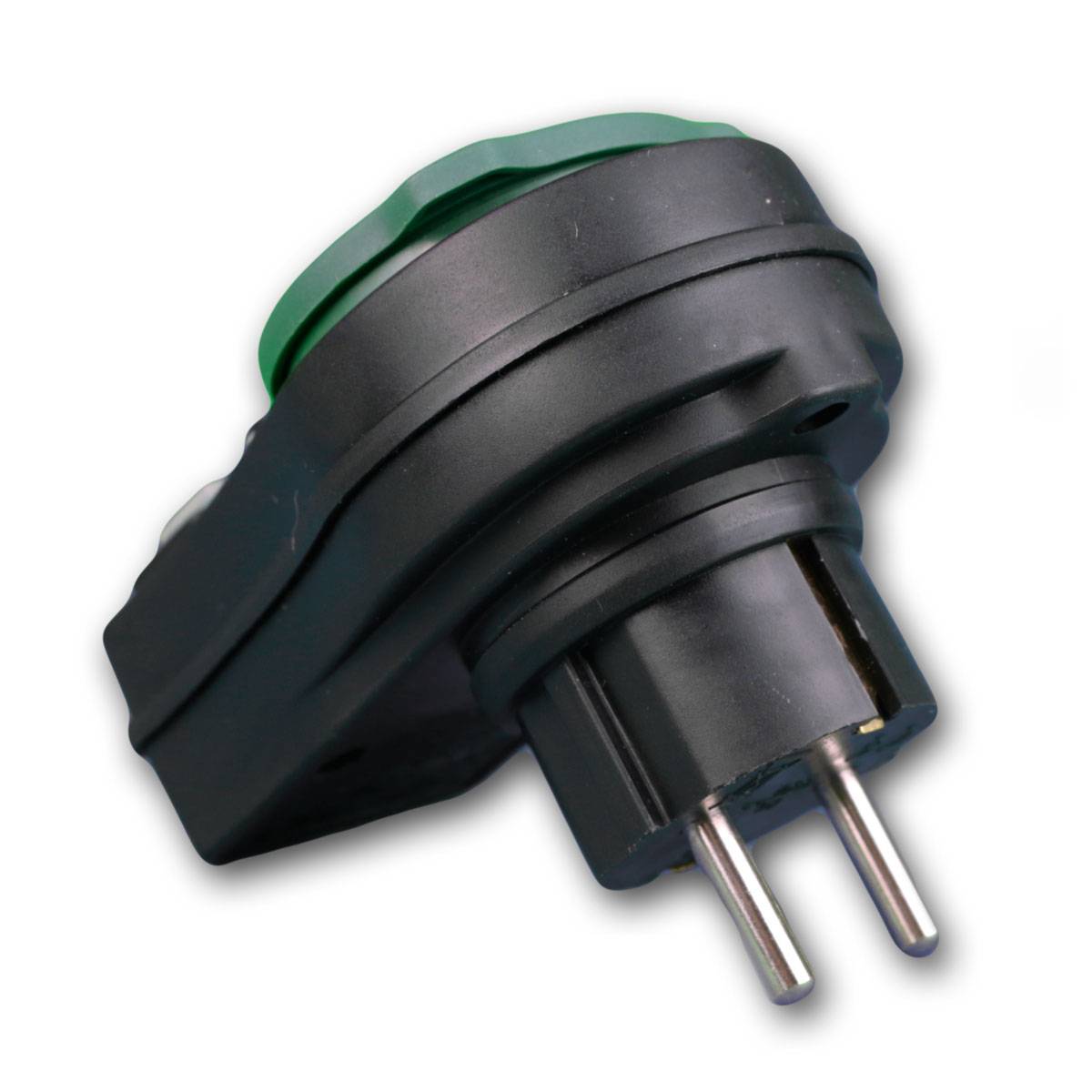 REV Adapter met schakelaar IP44 zwart-groen-4