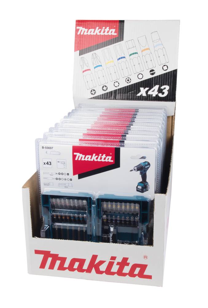 Bitsset Makita 43-Delig B-55697-2
