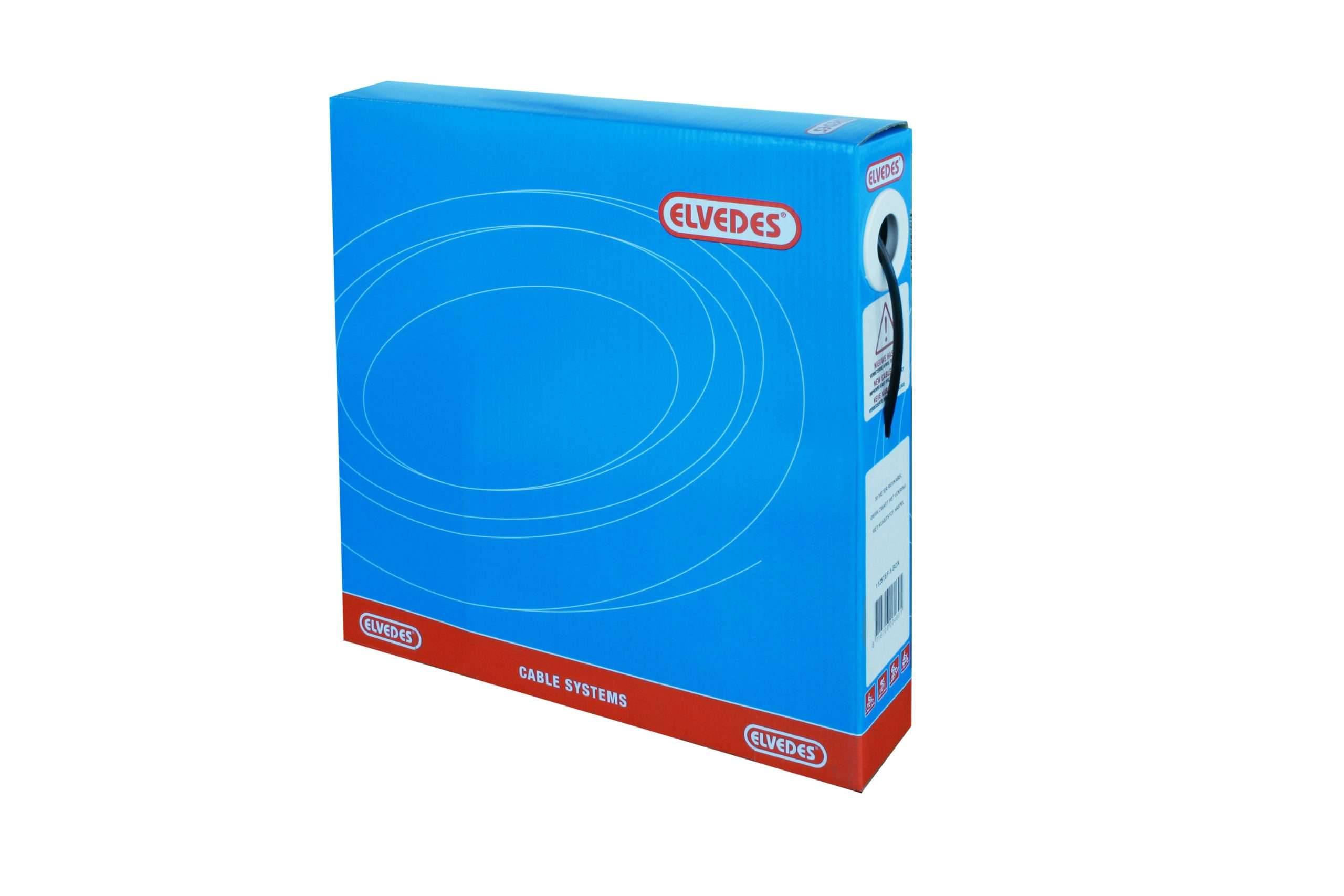 Rem buitenkabel Elvedes met voering ø5,0mm / 30 meter - zilver (in een doos)-0
