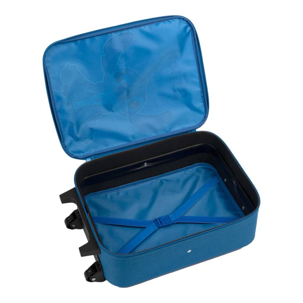 Disney Stitch Kids Trolley 38x27x13.5cm Blauw-1
