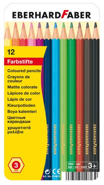 Eberhard Faber EF-514813 Kleurpotloden Classic Metaaletui A 12 Stuks-0