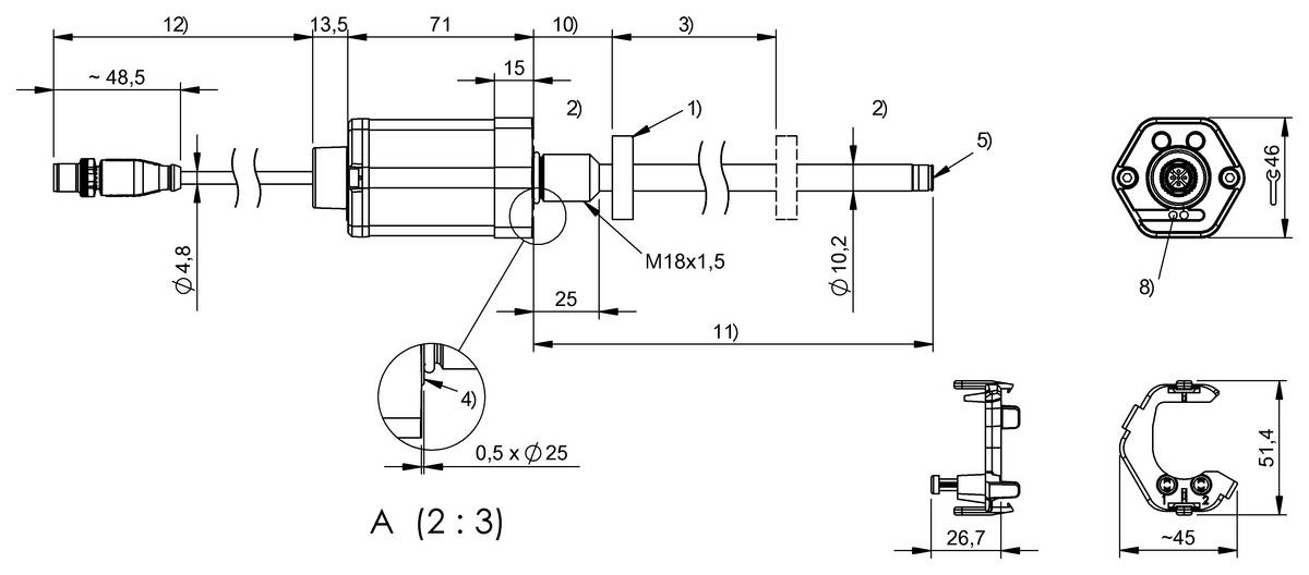 Balluff Magnetostriktives System BTL7-E100-M2#BTL-1