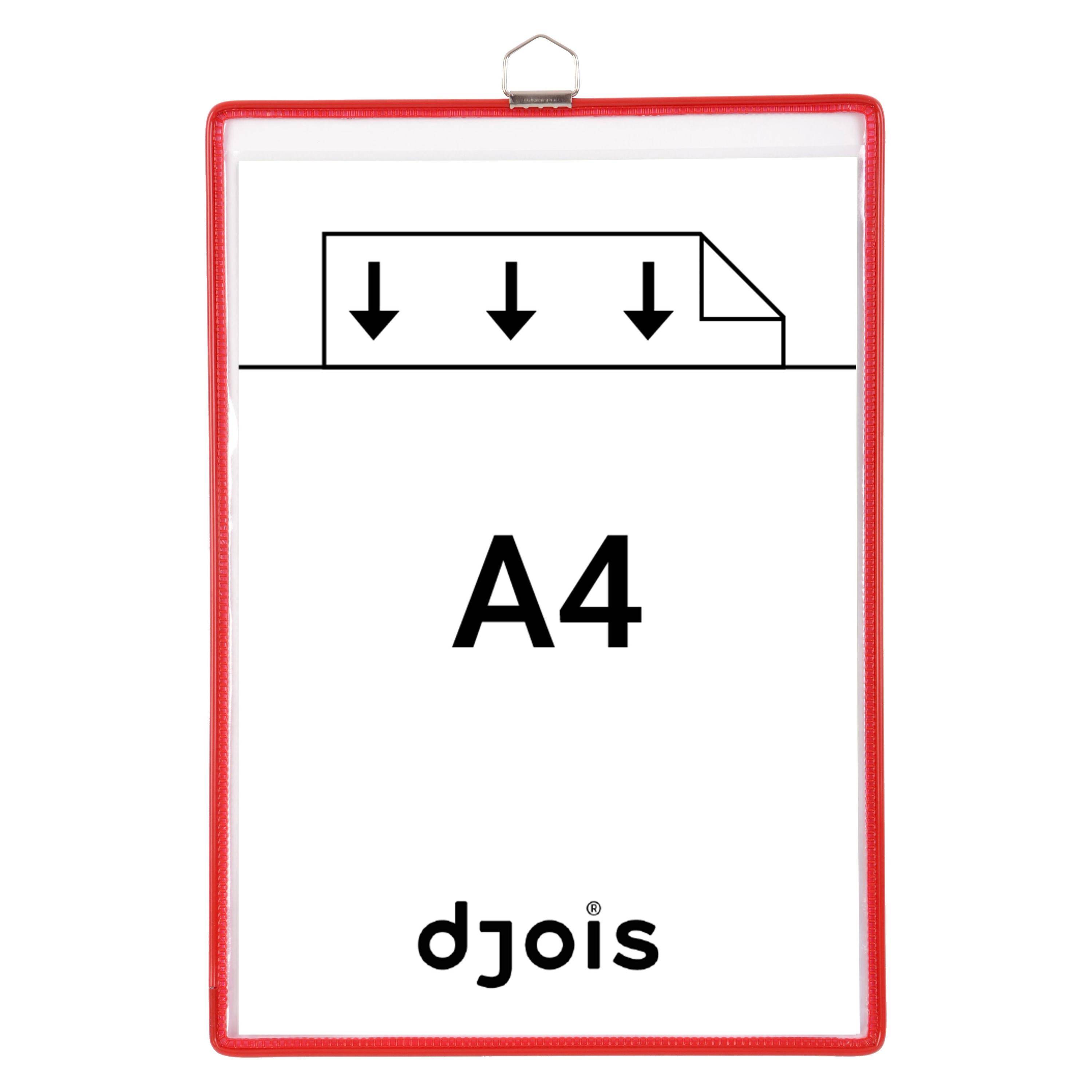 Tarifold 3377991545030 Tarifold - Zichtpanelenframe hangend a4 rood 5st-0