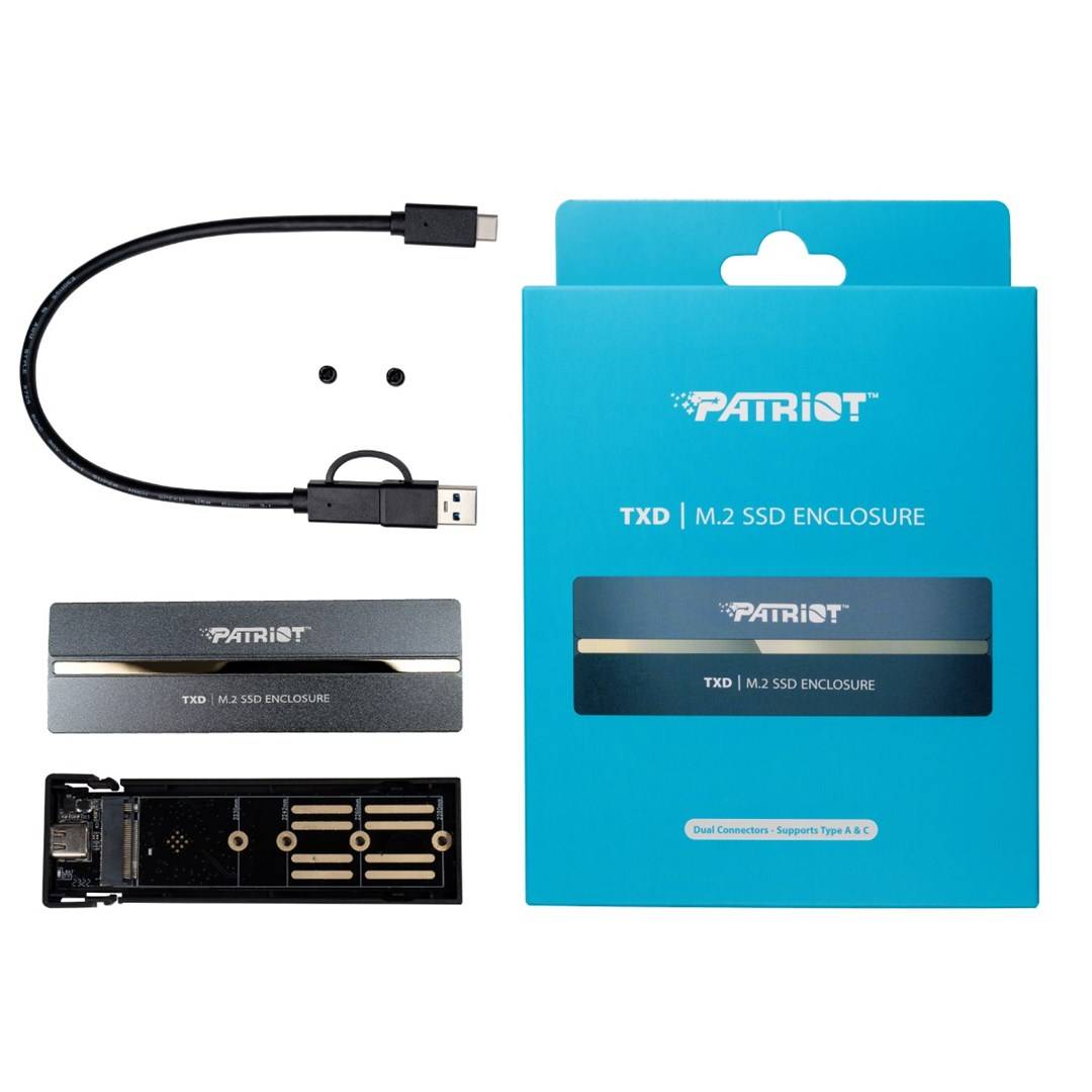 SSD-behuizing PATRIOT MEMORY TXD M.2 NVME 1.3 tot 8TB (PV810UPNGM) Grijs-2