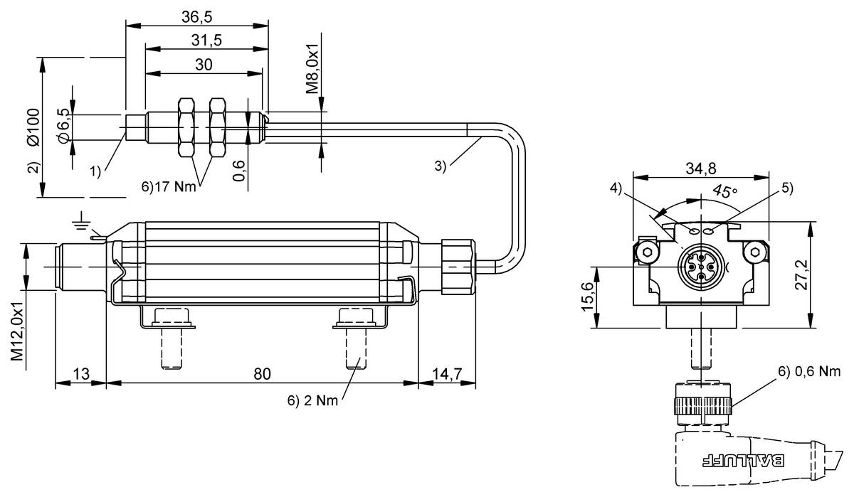 Balluff HF (13.56 MHz) BIS VM-309-001-S4-1