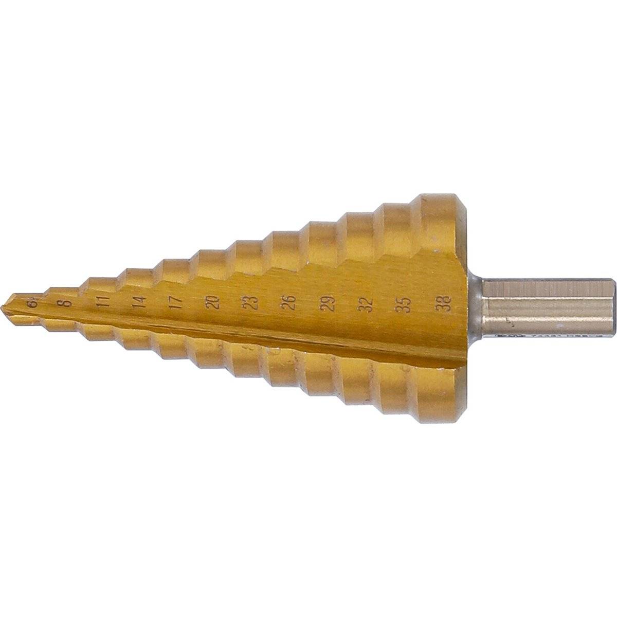 BGS Trappenboor - titanium gecoat - Ø 6 - 38 mm-2