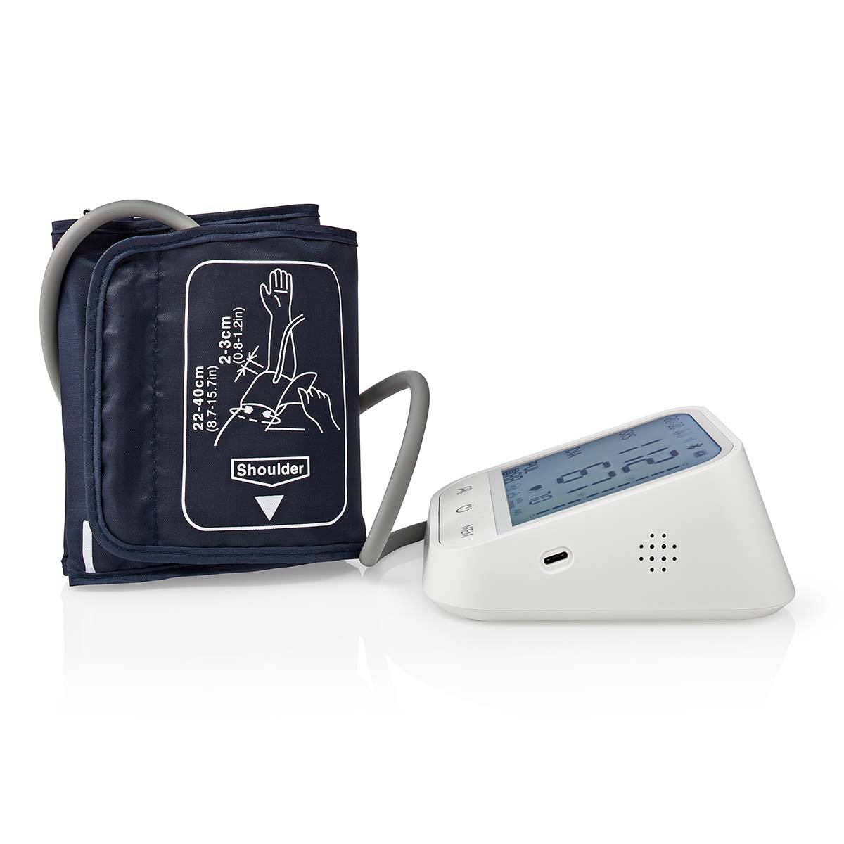 SmartLife Bloeddrukmeter | Arm | Bluetooth® | LCD-Scherm | 22 - 42 cm | Aanduiding van stil houden / Detectie van-1