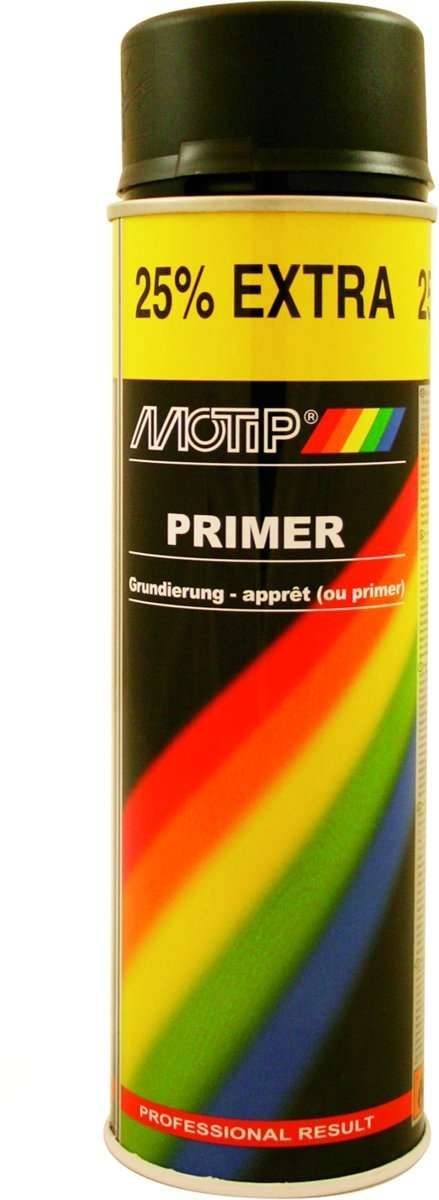 MOTIP Spuitbus 500ml Primer Zwart-0