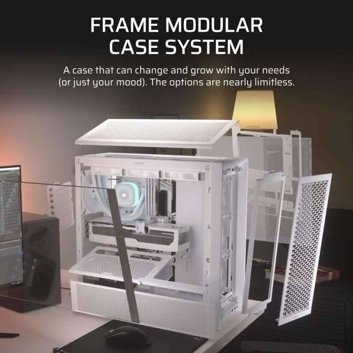 PC-behuizing - CORSAIR - FRAME 4000D RS - Mid-Tower - Wit - CC-9011313-WW-2