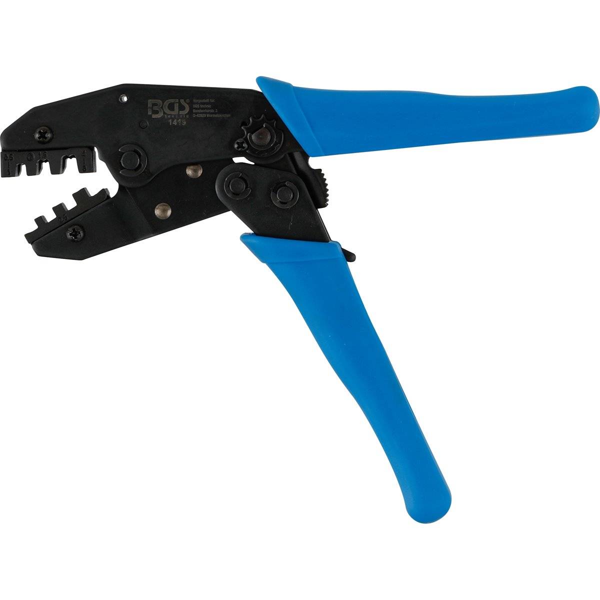 BGS Kabelschoentang met ratelfunctie voor niet geïsoleerde kabelschoenen 0,5 - 6 mm²-1