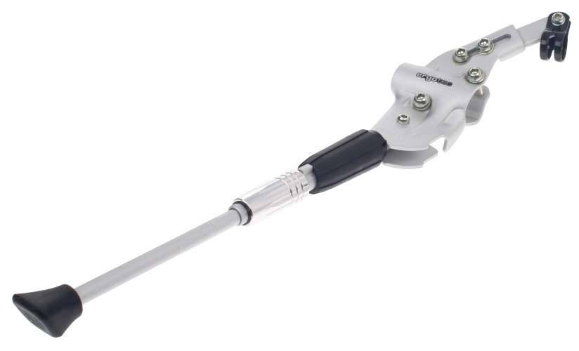 Zijstandaard achterbrugmontage 24 t/m 28" Ergotec universeel - zilver-0