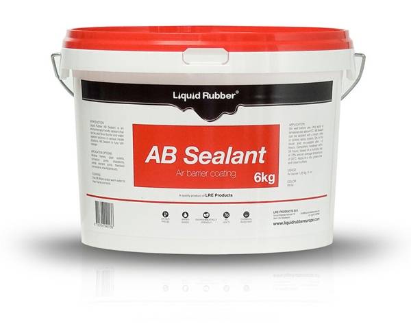 LRE Ab Sealant Liquid Rubber Wit 6Kg-0