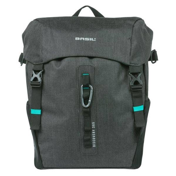Enkele tas Basil Discovery 365D L MIK 20L 15 x 23 x 35 cm - zwart-0