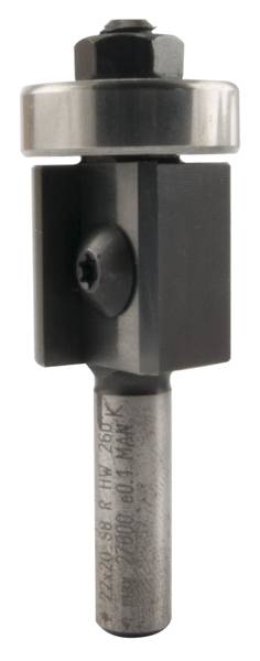 JSO-TRASCO Keermeskantenfrees 19X30 Mm +Lager 22223-5-19030 C17-0