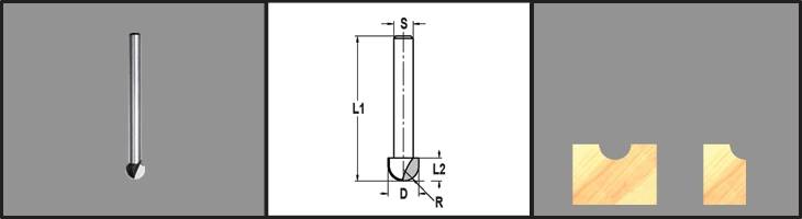 JSO-TRASCO Holprofielfrees Hm R=4,75 L=65Mm A-12-0
